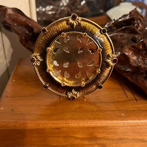 Jay Strongwater Round Enamel Frame NWOT